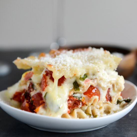 White Pizza Lasagna