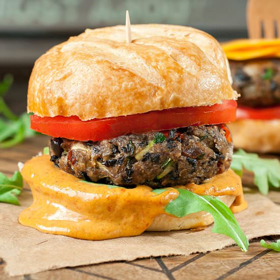 Chipotle Black Bean Veggie Burgers