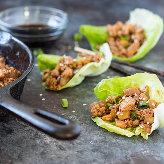 Asian Chicken Lettuce Wraps