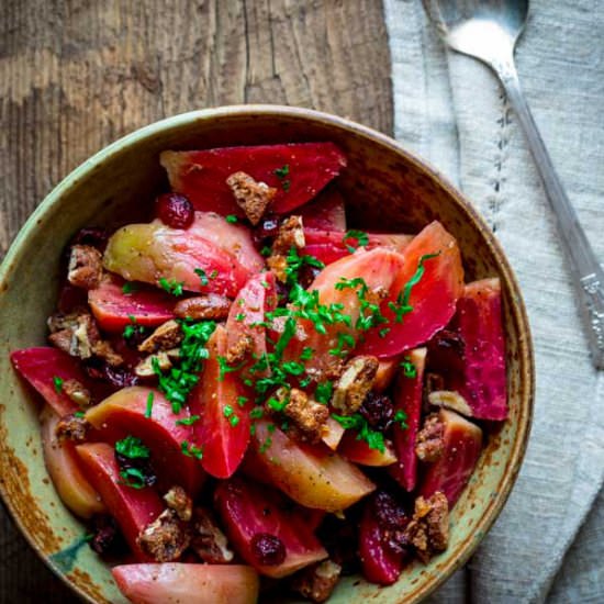 Beets with Cranberries and Nuts