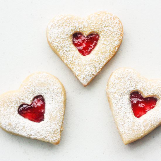 Raspberry Chocolate Shortbread