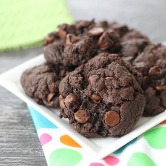 Double Chocolate Chip Cookies
