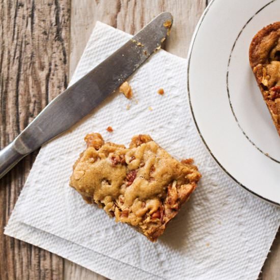 Pecan Toffee Blondies