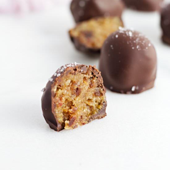 Healthy Salted Caramel Truffles
