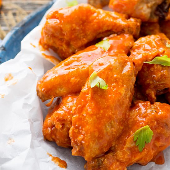 Crispy Buffalo Chicken Wings