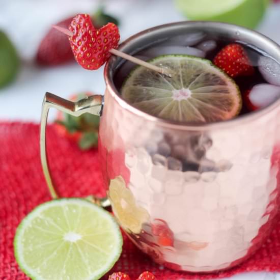 Strawberry Moscow Mules