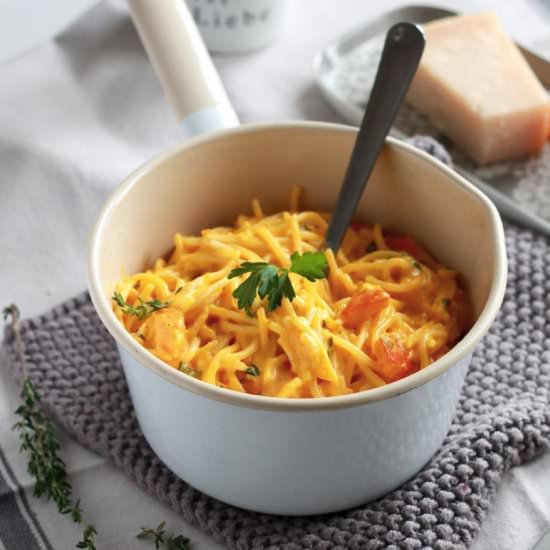 Creamy Pumpkin Mascarpone Pasta