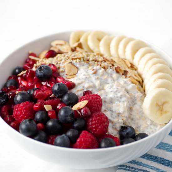 Overnight Oat Breakfast Bowl