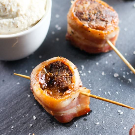Filet Mignon Bites with Horseradish