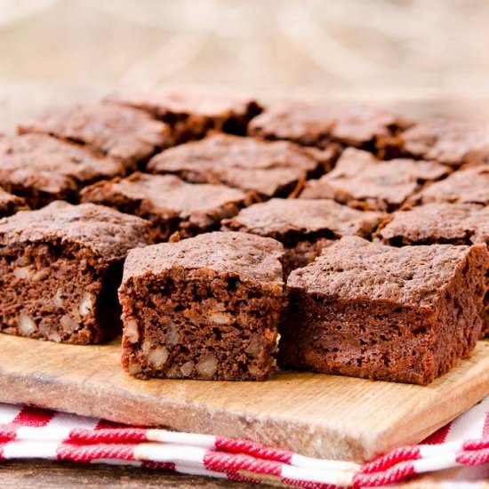Chocolate Banana Nut Brownies