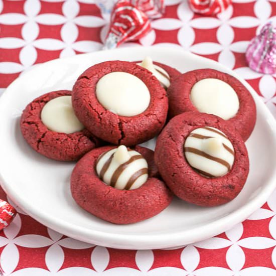 Red Velvet Thumbprints