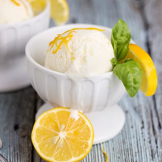 No-Churn Meyer Lemon Ice Cream