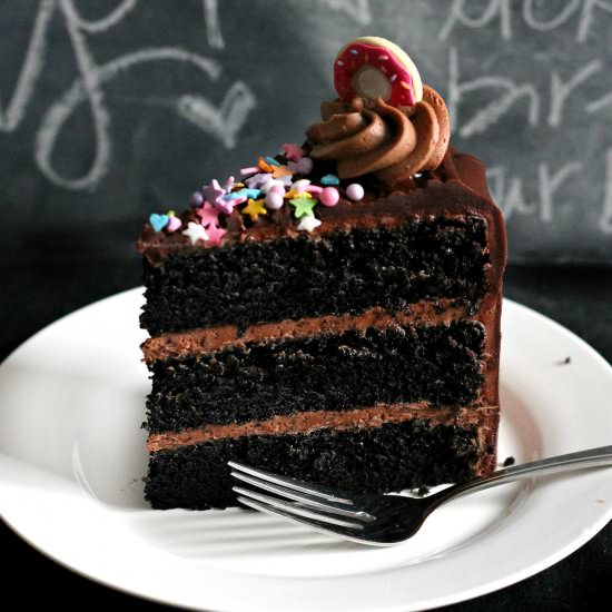 Black Magic Birthday Cake