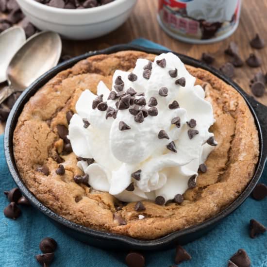 Chocolate Chip Skillet Cookie for 2