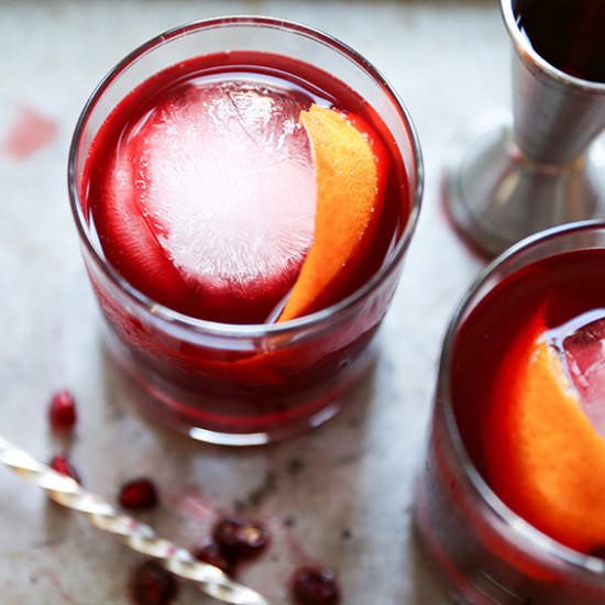 Beet-Pomegranate Cocktail