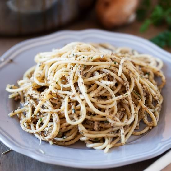 Walnut and Mushroom Pesto