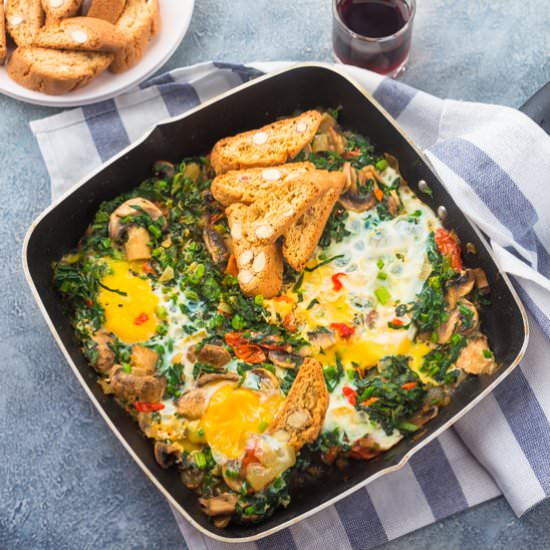 Spinach Shakshuka