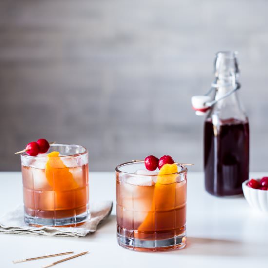 Tart Cherry Old Fashioned
