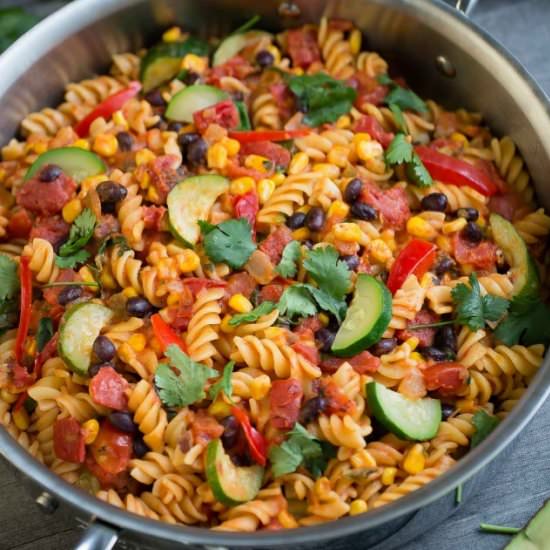 One Pan Taco Skillet Pasta