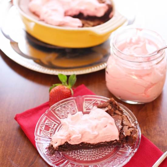 Flourless Chocolate Cake For Two