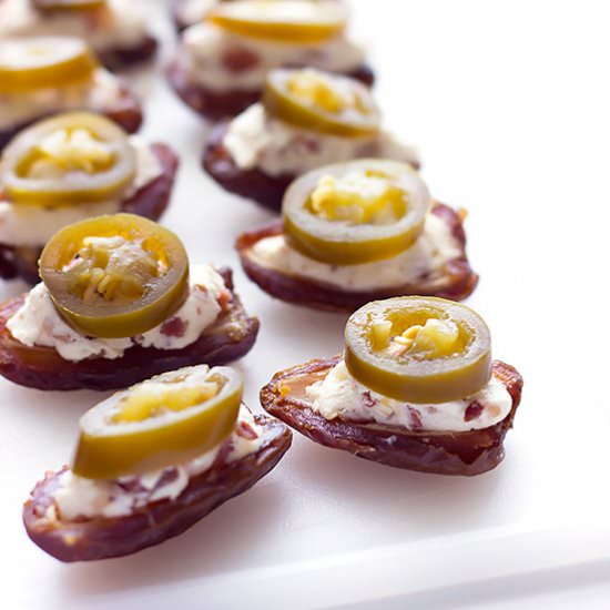 Jalapeno Popper Stuffed Dates
