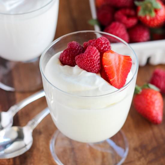 two ingredient mousse