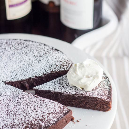 Red Wine Chocolate Cake