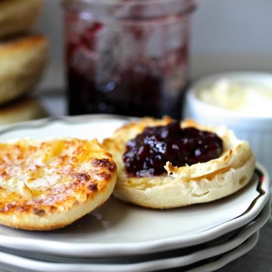 Sourdough English Muffins