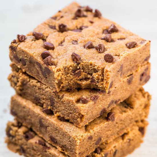 Almond Butter Dark Brown Sugar Bars