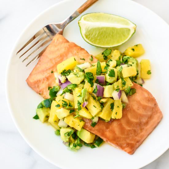 Pineapple Glazed Salmon