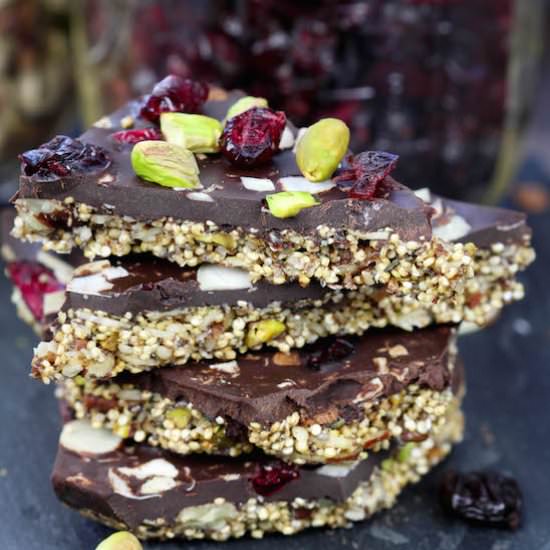 Superfood Dark Chocolate Quinoa Bar