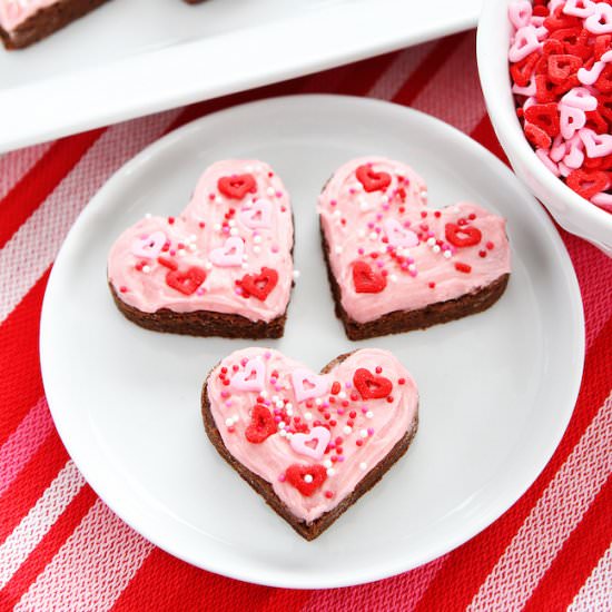 Chocolate Sugar Cookie Hearts