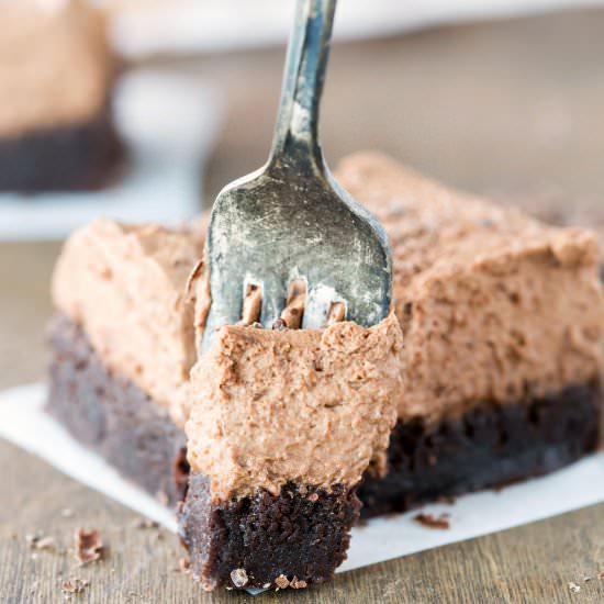 Chocolate Mousse Brownies