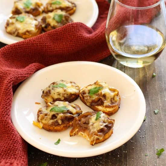 French Onion Soup Crostini
