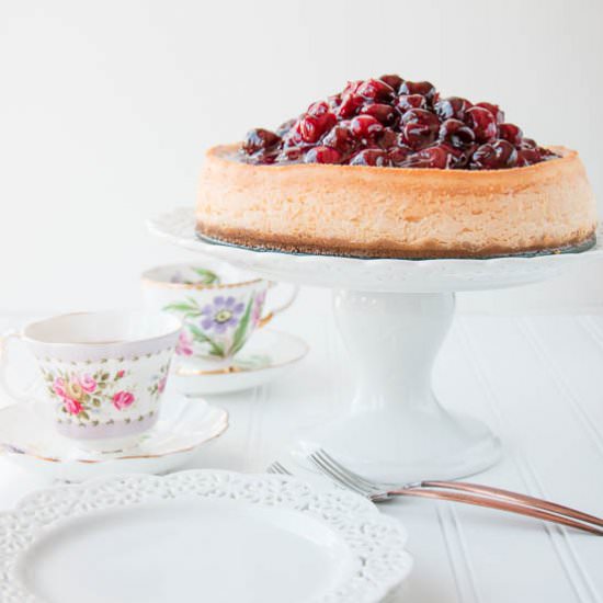 Ultimate Cherry Cheesecake