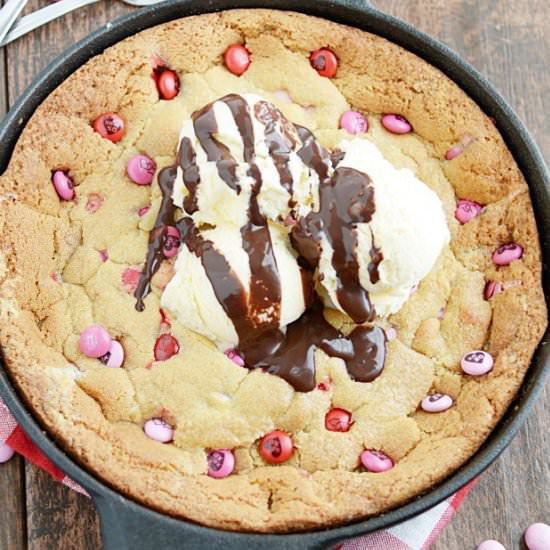 M&M’S Skillet Cookie