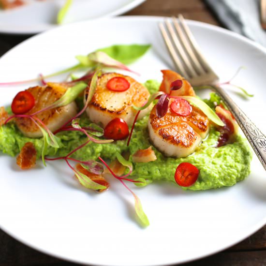 Scallops with Chili-Lime Butter