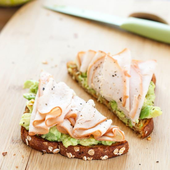 Turkey and Avocado Toast
