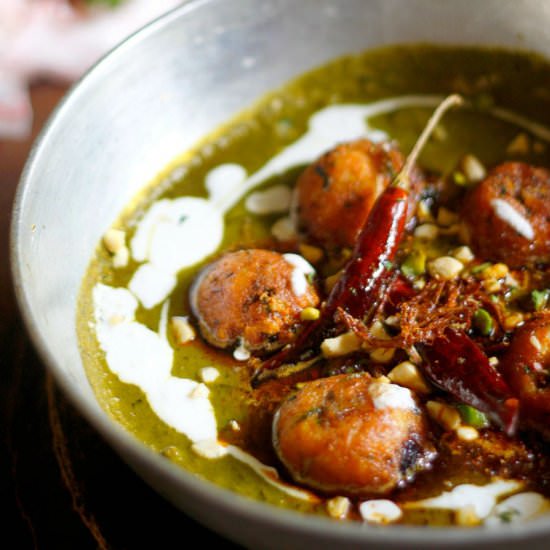 Palak Paneer or Spinach Paneer