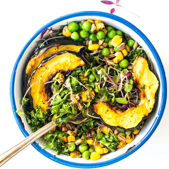 Roasted Squash w/ Thyme Vinaigrette