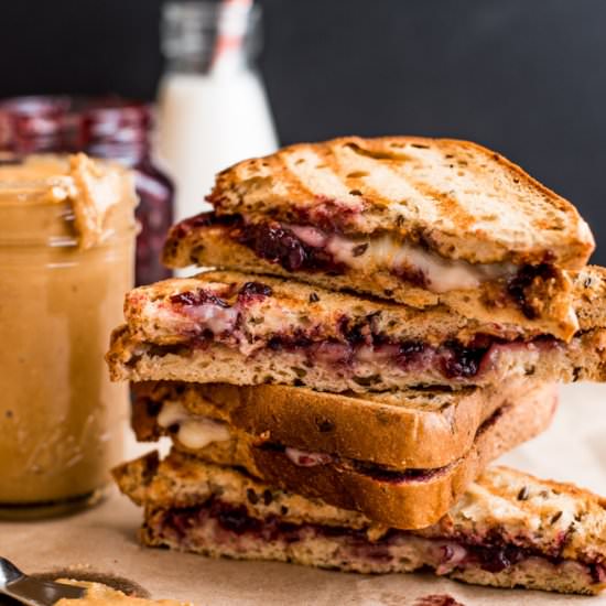 PB&J Sandwich with Brie