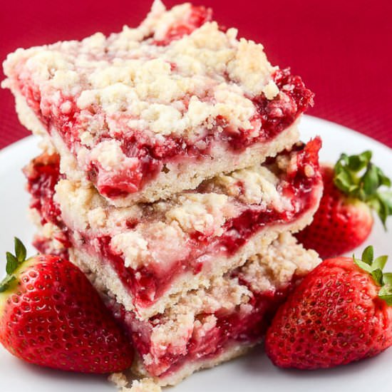 Strawberry Crumb Bars