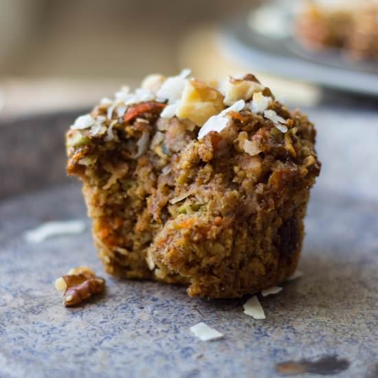 Loaded Morning Glory Muffins