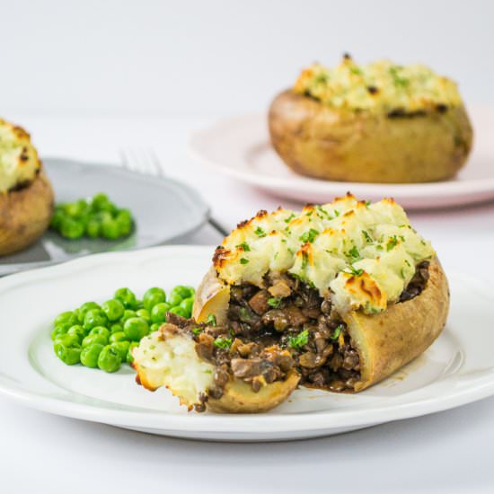 Veggie Shepherds’ Pie Jacket Potato