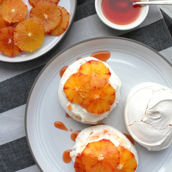 Meringues with Greek Yoghurt