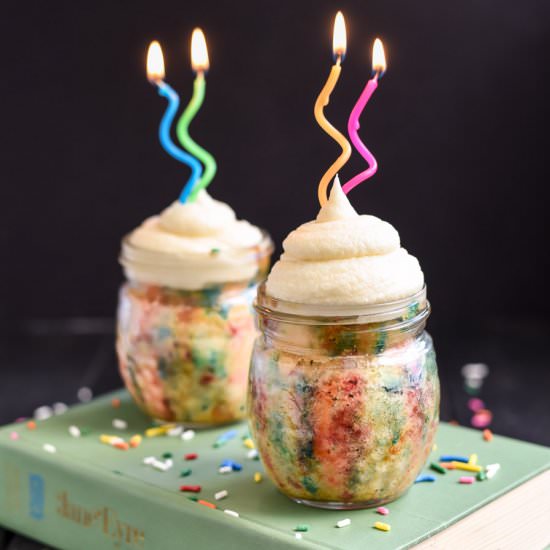 Funfetti Cake for Two