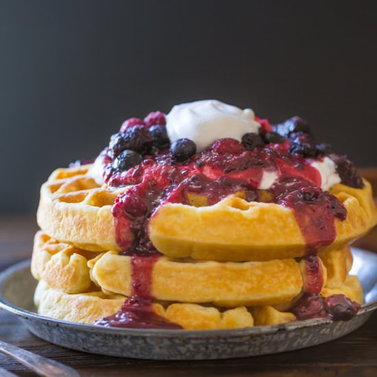Best Ever Buttermilk Waffles