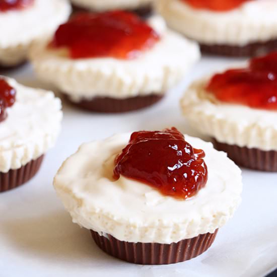 Reese’s PB Cup Cheesecakes