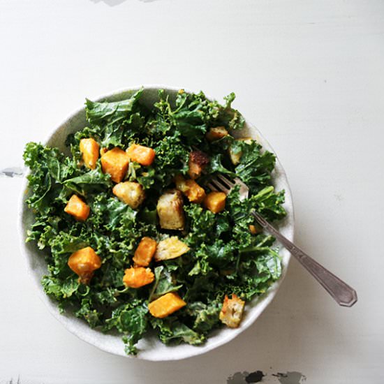 Kale and Butternut Squash Salad