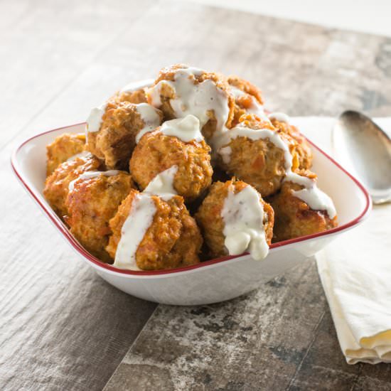 Buffalo Chicken Meatballs